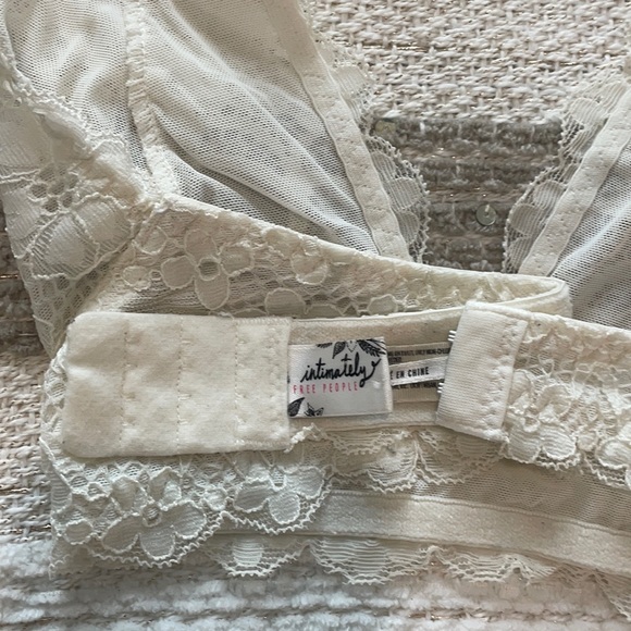 Free People White Halter Bralette - Picture 3 of 3